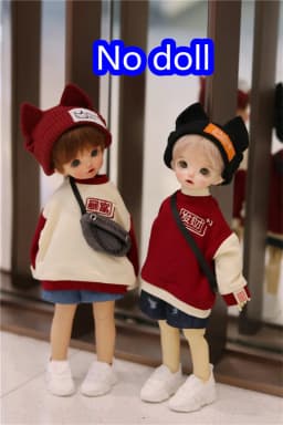 BJD doll clothes suitable for 1/4,1/6 , MDD bear sister hoodie Tops bjddoll accessories