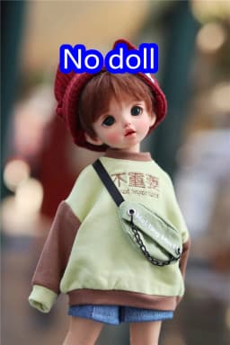 BJD doll Clothes Suitable for 1/4, 1/6, MDD Bear Sister Hoodie Tops Bjddoll Accessories