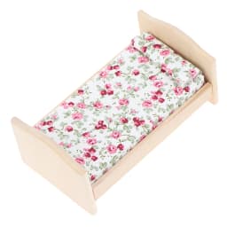 1/12 Dollhouse Wooden/Iron Mini Single/Double Bed Home Bedroom Furniture Toy Living Room Furniture Model Handmade Toy