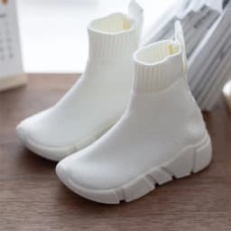 BJD Doll Shoes 1/3 1/4 In Stock Knitted Upper Casual Daily Toy Black White One-piece Soft-soled Ankle Boots BJD Doll Accessories