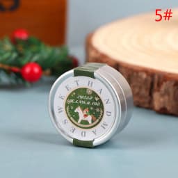 1:12 Dollhouse Miniature Christmas Cookies Biscuit Candy Gift Box Tin Box Model Home Living Scene Decor Toy