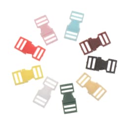 10pcs 4mm Mini Buckle Plastic Buckles Handmade Backpack Button Dog Collar Strap DIY Bracelet Outdoor Camping Webbing Asseccories