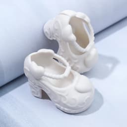 3.8*2.3cm Doll Shoes For 1/6 Blyth Doll Fat Doll Cute Dress Up Toys Sandals Colorful Princess Doll Shoes DIY Doll Accessories