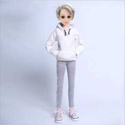 60cm Fahion Handsome Male Bjd Doll Clothes Suit Dress Up Doll Clothes No Doll