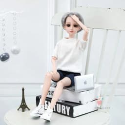 60cm Fahion Handsome Male Bjd Doll Clothes Suit Dress Up Doll Clothes No Doll