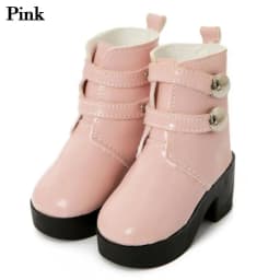 Fashion Bjd Doll Shoes 1/3 Dolls Accessories PU Leather Rivet Boots For 18-inch Doll Clothes 1/6 BJD Doll Wearing Shoes