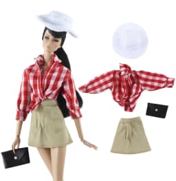 1 Set Doll Clothes 1:6 Scale Dress Outfit for 11.5 Inch 30cm Doll Many Style for Choice Gifts for Girls Doll Accessories #3
