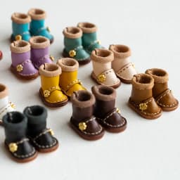 New 1/12bjd Bjd Doll Shoes High Top Handmade Leather Cowhide Boots Obitsu 11 Shoes OB11 Size GSC Doll 11cm Body 9