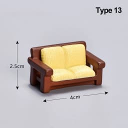Miniature Dollhouse Furniture Dollhouse Ornament Dolls House Mini Toy Accessories Table chair shafa Model Kids Toy