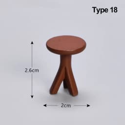 Miniature Dollhouse Furniture Dollhouse Ornament Dolls House Mini Toy Accessories Table chair shafa Model Kids Toy
