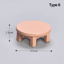 Miniature Dollhouse Furniture Dollhouse Ornament Dolls House Mini Toy Accessories Table chair shafa Model Kids Toy