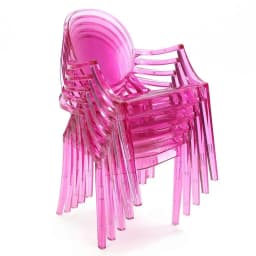 Toys Children Miniature House Decor Dollhouse Furniture 1/6 Doll Armchair Dinning Room Plastic