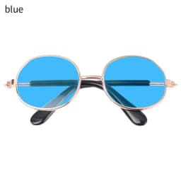 8.5cm Miniature Doll Sunglasses Metal Round Frame Glasses Lovely Doll Eyeglasses For Blythe Doll Accessories Kids Toys