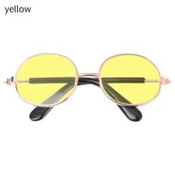 8.5cm Miniature Doll Sunglasses Metal Round Frame Glasses Lovely Doll Eyeglasses For Blythe Doll Accessories Kids Toys
