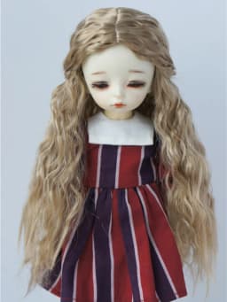 JD119 1/6 1/4 1/3 Long Princess Wave Synthetic Mohair BJD Wigs 1/6 1/4 1/3 YOSD MSD SD DOD Blythes Doll Accessories