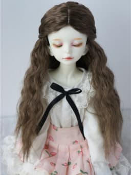 JD119 1/6 1/4 1/3 Long Princess Wave Synthetic Mohair BJD Wigs 1/6 1/4 1/3 YOSD MSD SD DOD Blythes Doll Accessories