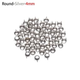 50Pcs Star/Heart Shape Bags Buckle Mini Metal Buckles for DIY Doll Clothes 4/5/6mm Tiny Buttons Doll Clothing Accessories