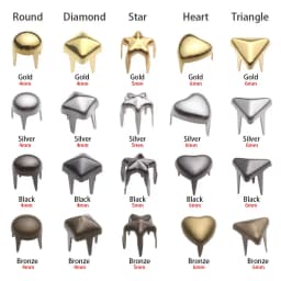 50Pcs Star/Heart Shape Bags Buckle Mini Metal Buckles for DIY Doll Clothes 4/5/6mm Tiny Buttons Doll Clothing Accessories