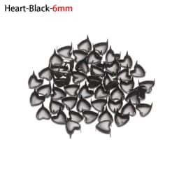 50Pcs Star/Heart Shape Bags Buckle Mini Metal Buckles for DIY Doll Clothes 4/5/6mm Tiny Buttons Doll Clothing Accessories