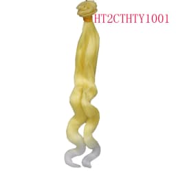 Russian DIY Doll Hair 25cm High Temperature Curly Hair for 1/3 1/4 1/6 BJD DIY Wavy Doll Hair Tree