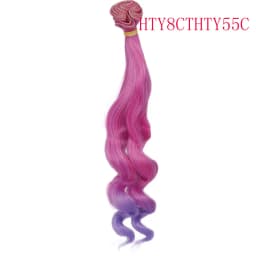 Russian DIY Doll Hair 25cm High Temperature Curly Hair for 1/3 1/4 1/6 BJD DIY Wavy Doll Hair Tree