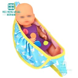 Fits15-18inch American Doll Toys New Born Doll Fashion Backpack, Quilt Cover, Blanket Gift