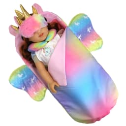 Fits15-18inch American Doll Toys New Born Doll Fashion Backpack, Quilt Cover, Blanket Gift