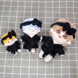 Cute Headband Pajamas For 10cm/15cm/20cm Doll Clothes Idol Doll Accessories Toys Sleep Clothes Bathrobe Bathrobe Birthday Gift
