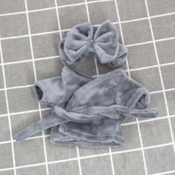 Cute Headband Pajamas For 10cm/15cm/20cm Doll Clothes Idol Doll Accessories Toys Sleep Clothes Bathrobe Bathrobe Birthday Gift