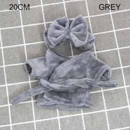 Cute Headband Pajamas For 10cm/15cm/20cm Doll Clothes Idol Doll Accessories Toys Sleep Clothes Bathrobe Bathrobe Birthday Gift