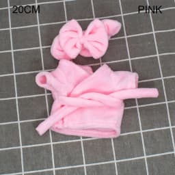 Cute Headband Pajamas For 10cm/15cm/20cm Doll Clothes Idol Doll Accessories Toys Sleep Clothes Bathrobe Bathrobe Birthday Gift