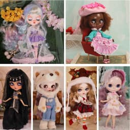 A Outifts For ICY DBS Blyth Doll  Clothes Cosplay Dress Suit 1/6 BJD OB24 Anime