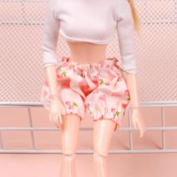 15cm Doll Pumpkin Pants Cotton Doll Shorts Cute Baby Clothes Joint Doll Bjd Doll Ob11 Clothes Handmade Lantern Pants