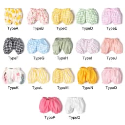 15cm Doll Pumpkin Pants Cotton Doll Shorts Cute Baby Clothes Joint Doll Bjd Doll Ob11 Clothes Handmade Lantern Pants