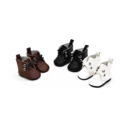 5cm Fashion PU Leather White/Black/Brown Boot for 1/6 BJD SD Dolls As For EXO Dolls Russian Handmade Toy Cloth Doll Accessories