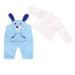 Baby New Born Clothes Fit 17 inch 43cm Dolls Accessories Doll Outfits Jumpsuits Rompers Suit For Baby Birthday Gift Clothes Suit