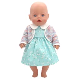 Baby New Born Clothes Fit 17 inch 43cm Dolls Accessories Doll Outfits Jumpsuits Rompers Suit For Baby Birthday Gift Clothes Suit