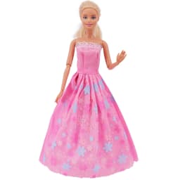 Pretty Doll Longuette Evening Dress For Babi 30 CM Doll Clothes Accessories,Toys For Girls,Birthday Present Christmas Gift