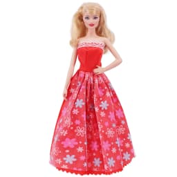 Pretty Doll Longuette Evening Dress For Babi 30 CM Doll Clothes Accessories,Toys For Girls,Birthday Present Christmas Gift