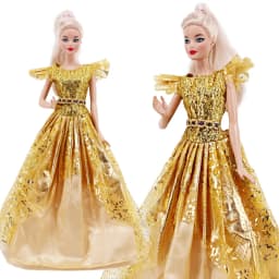 Pretty Doll Longuette Evening Dress For Babi 30 CM Doll Clothes Accessories,Toys For Girls,Birthday Present Christmas Gift