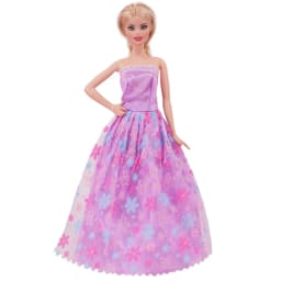 Pretty Doll Longuette Evening Dress For Babi 30 CM Doll Clothes Accessories,Toys For Girls,Birthday Present Christmas Gift