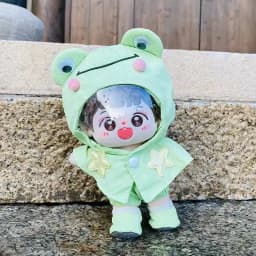 20cm Cute Yellow Duck Green Frog Raincoat Set Girls Fans Collection Gifts DIY Doll Clothes for 20cm Idol Doll Outfit Accessories