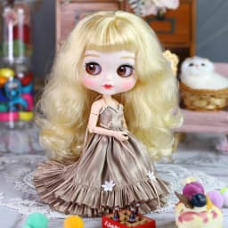 ICY DBS Blyth Doll Dress 1/6 bjd Premium Evening Dress Minimalist Clothing Anime Girl Toy Gift SD