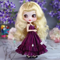 ICY DBS Blyth Doll Dress 1/6 bjd Premium Evening Dress Minimalist Clothing Anime Girl Toy Gift SD
