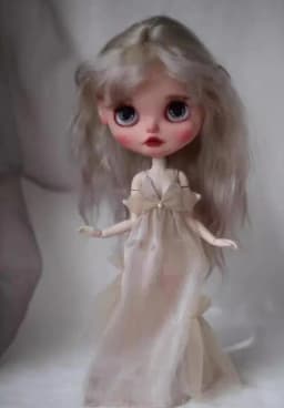 1PCS Pure Style Clothes blythe doll Outfit Camisole Skirt/Dress White/Champagne 1/6 30cm (Fit for Pullip, Ob22/24/26, Licca)