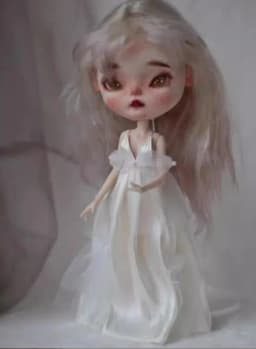 1PCS Pure Style Clothes blythe doll Outfit Camisole Skirt/Dress White/Champagne 1/6 30cm (Fit for Pullip, Ob22/24/26, Licca)