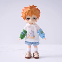 Ob11 Dolls Short British Style Jacket Clothes Pant Standing Collar Sweater Jeans Clothing For Ob11,Obitsu11,Molly,1/12 Bjd Doll