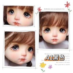 1 Pair Doll Eyes for 1/4 1/6 1/8 Bjd Ob11 Doll 12/14/16/18mm Plaster Eyeball Eye Girl Toys Dress Up Play House Gift Accessories