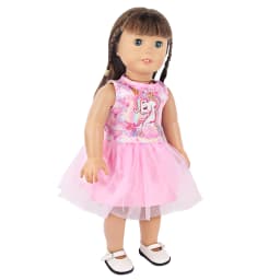 Lovely Cartoon Doll Accessories Dress Outfit Unicorn Clothing Skirt For 43Cm Rebirth Doll 18Inch Baby Girl Doll DIY Toy Gifts