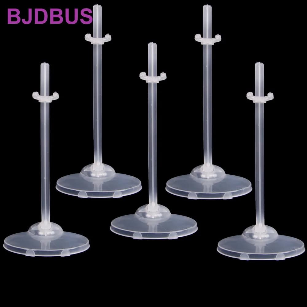 5 Pcs Translucence Doll Stands Figure Display Holder High Quality Toy Model Accessories for 11.5'' Doll 1/6 30cm Baby Kids Toys
